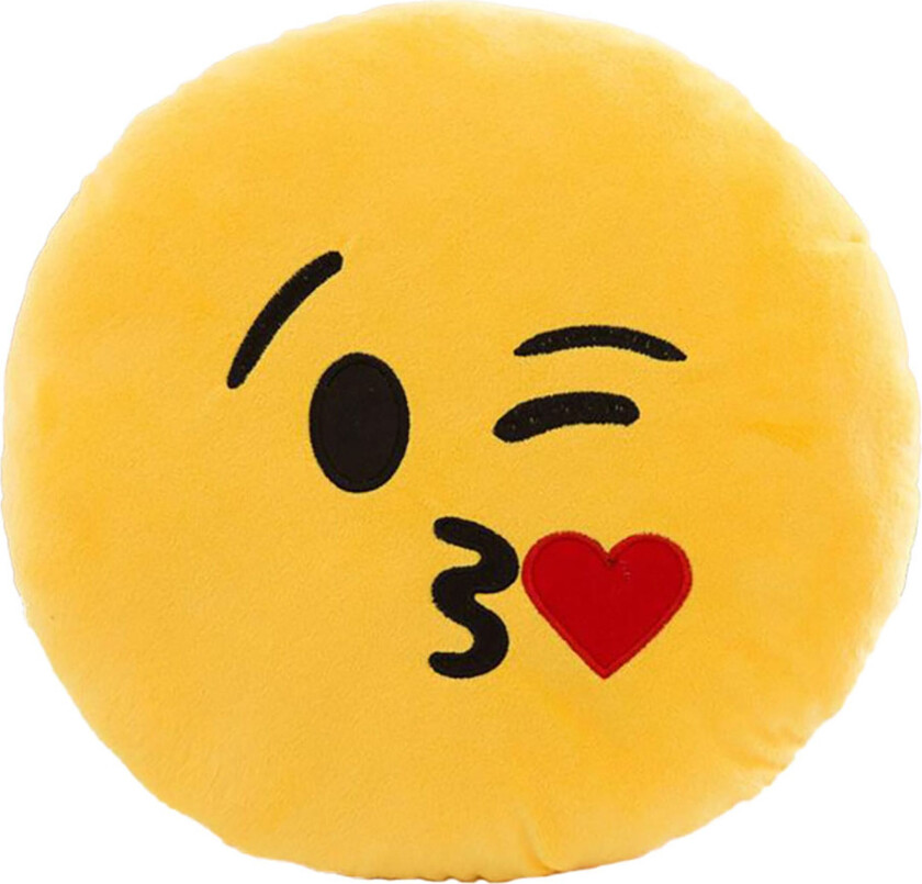 Emoji-Puter - Blåser et kyss