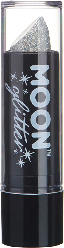 Moon Creations Holographic Glitter Lipstick - Sølv