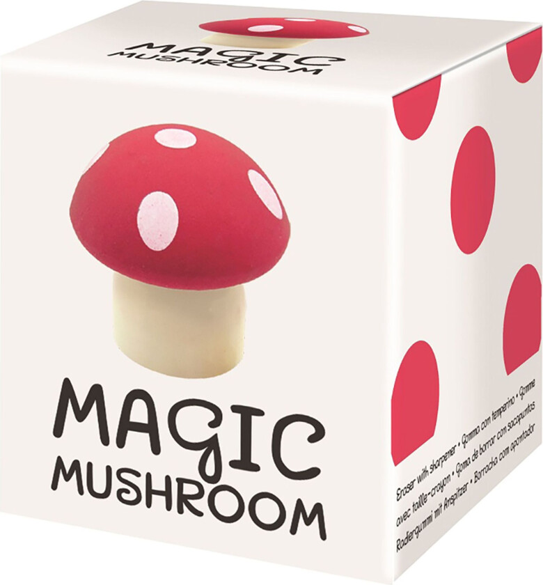 Blyantspisser & Viskelær Magic Mushroom