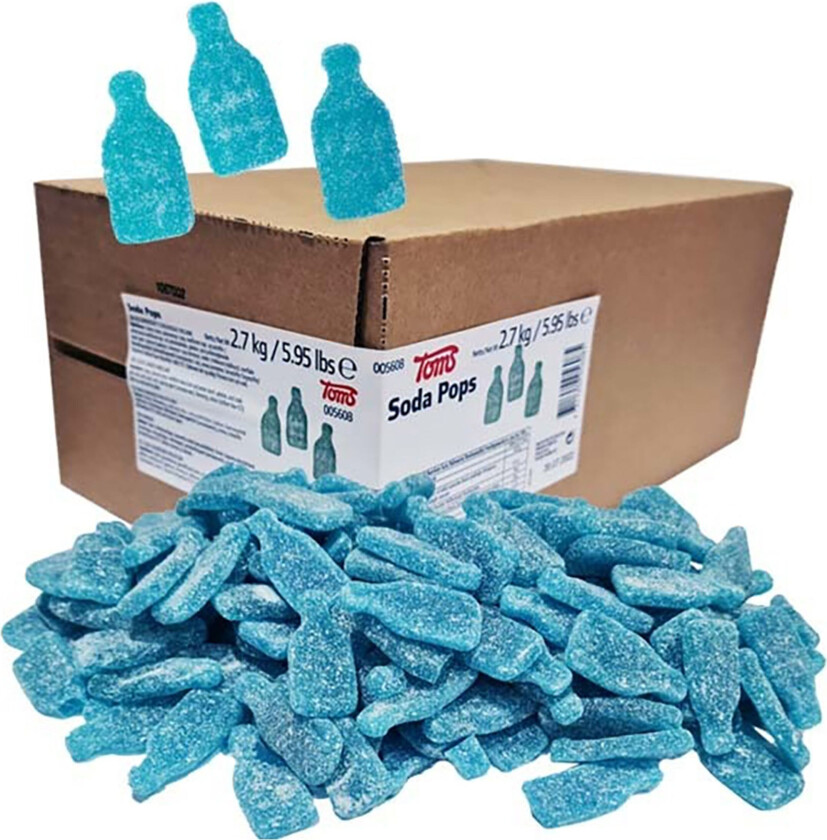 Bilde av Sure Soda Pops Stor pakning - 2,7 kg