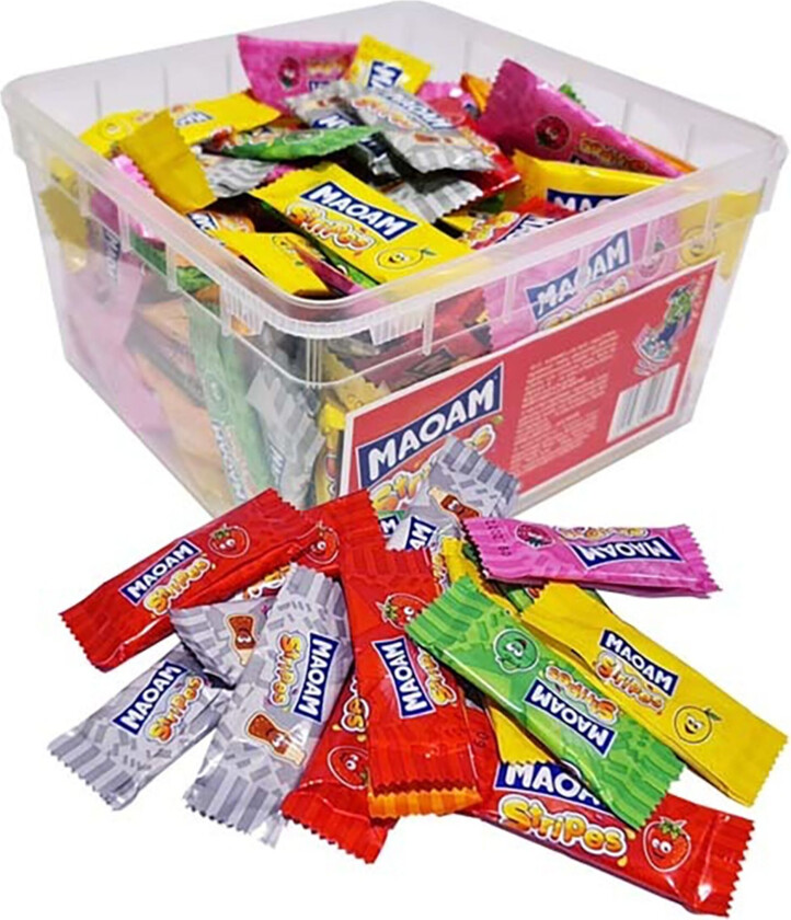Maoam Mini Stripes Storpakning - 1,05 kg