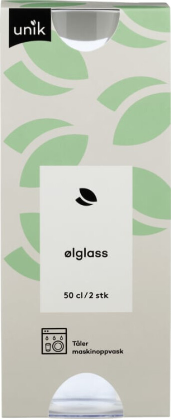 Ølglass 50cl 2stk