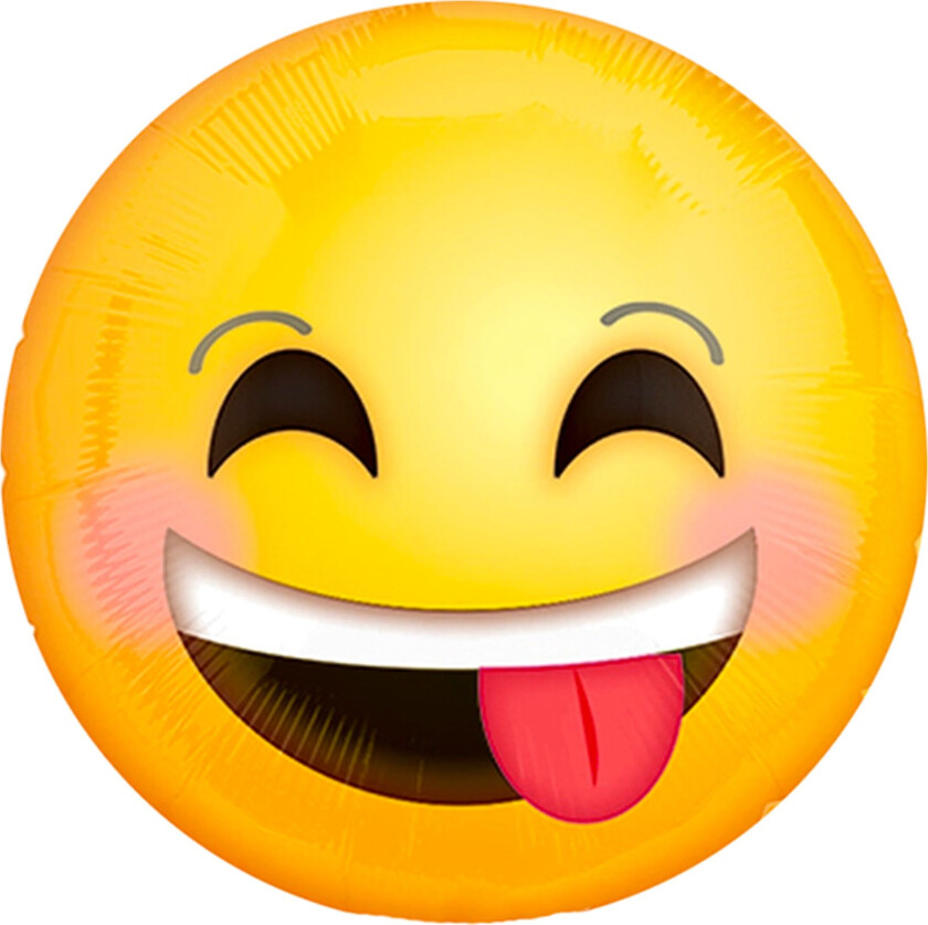 Folieballong Emoji Smile Boy Face