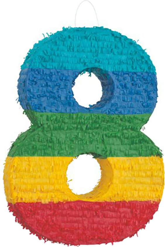 Pinata Tall Regnbuefarget - Tallet 8