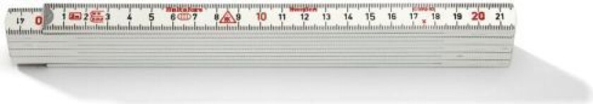 GE 59-2-10 VI Meterstokk 2 meter Hvit