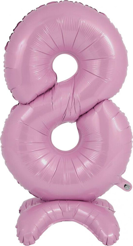 Tallballong med Stativ Pastellrosa - Tallet 8