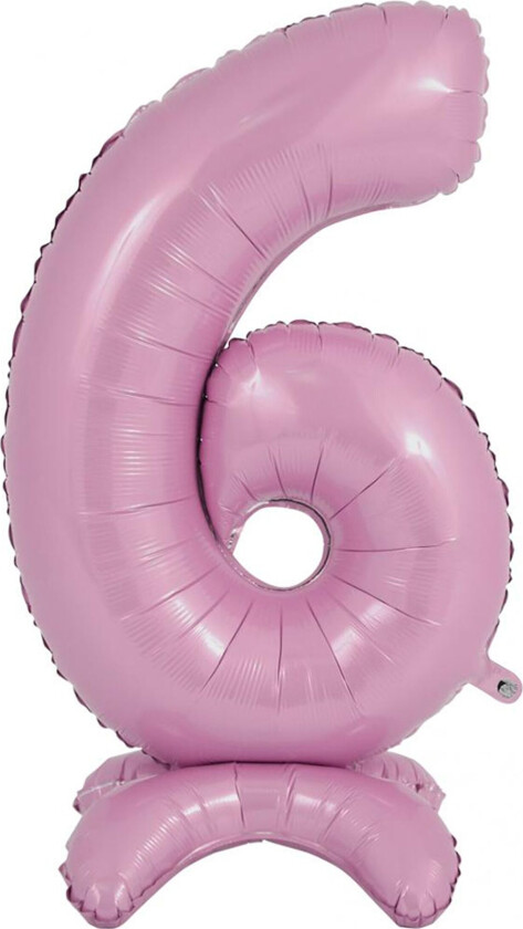 Tallballong med Stativ Pastellrosa - Tallet 6