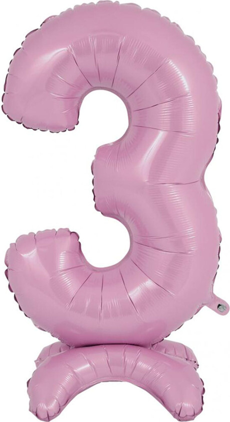 Tallballong med Stativ Pastellrosa - Tallet 3