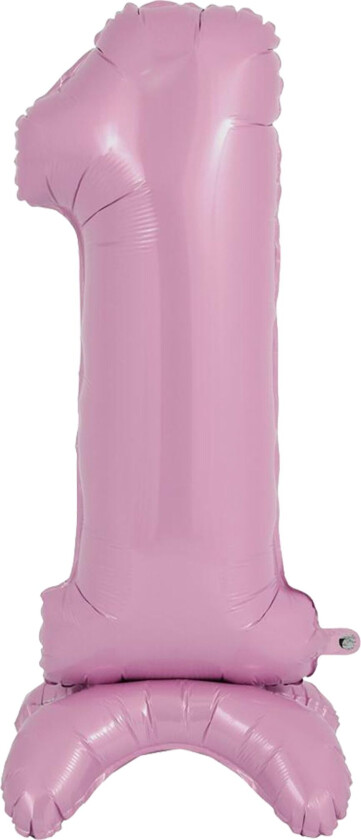 Tallballong med Stativ Pastellrosa - Tallet 1