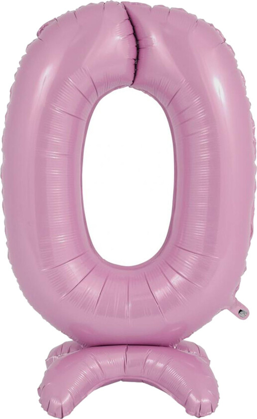 Tallballong med Stativ Pastellrosa - Tallet 0