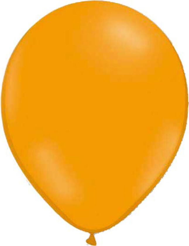 Lateksballonger Mandarin - 25-pakning
