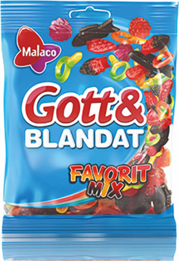 Malaco Gott & Blandat Favorit Mix - 140 gram