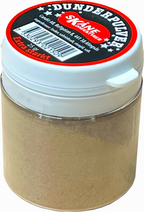 Dunderpulver Ekstra Sterkt - 25 gram