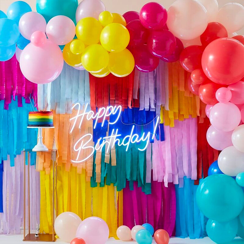 Dekorasjonspakke Regnbue