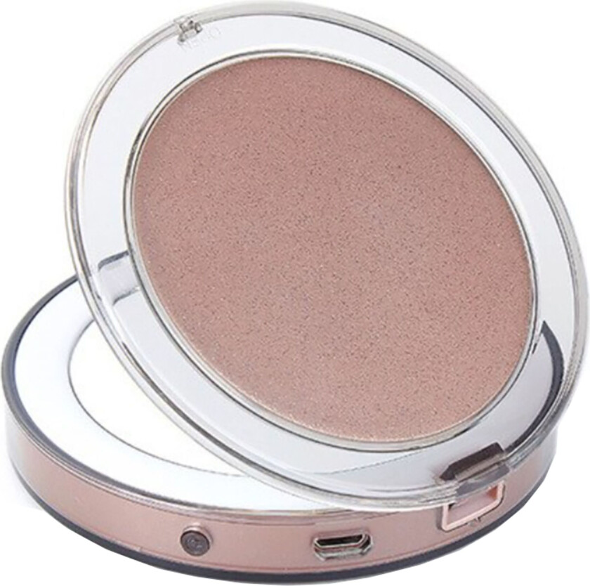 Sammenleggbart LED Sminkespeil - Gull