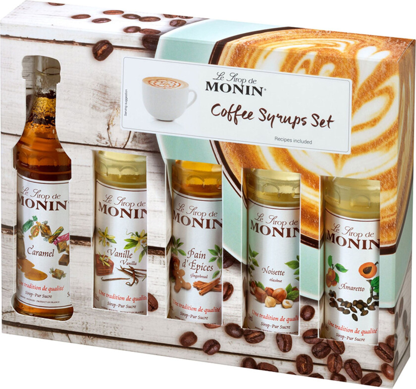 Coffee Set Syrup - 5-pakning