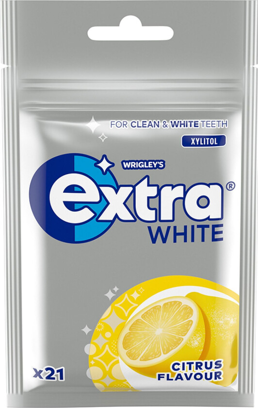 Bilde av Extra White Citrus Tyggegummi - 29 g