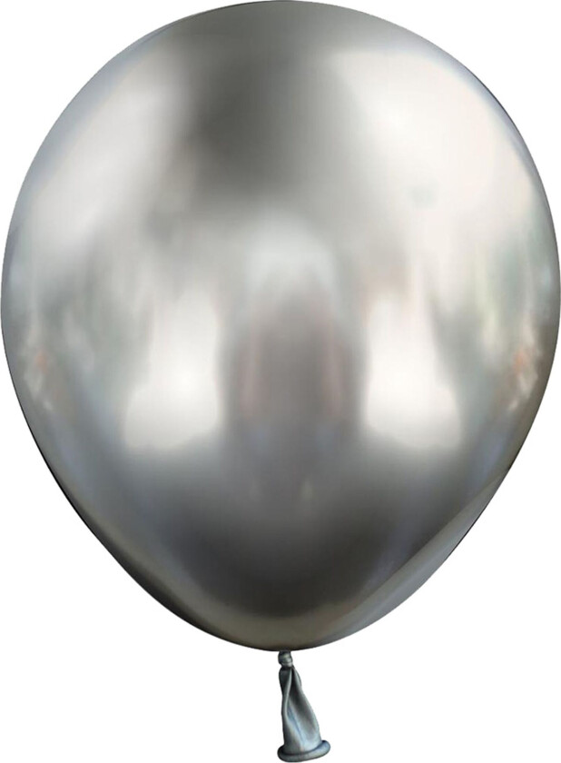 Lateksballonger Mini Krom Space Grey - 100-pakning