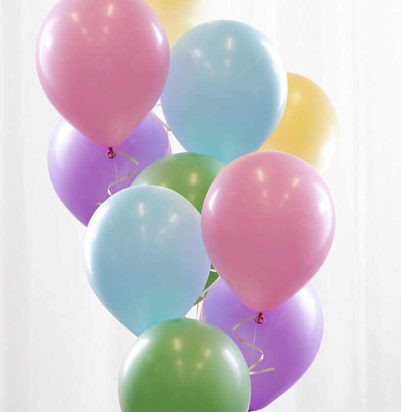 Ballongbukett Pastell