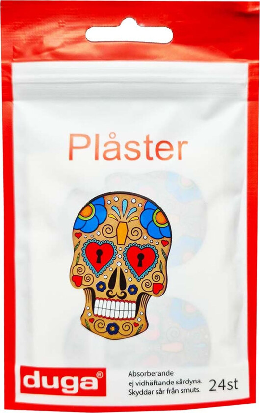 Plaster Dødningehoder - 24-pakning