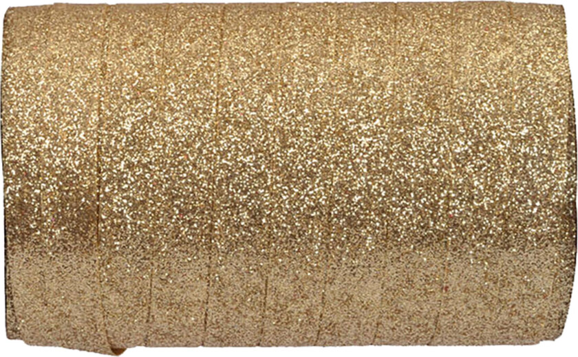 Bilde av Gavebånd Gull/Glitter - 1-pakning