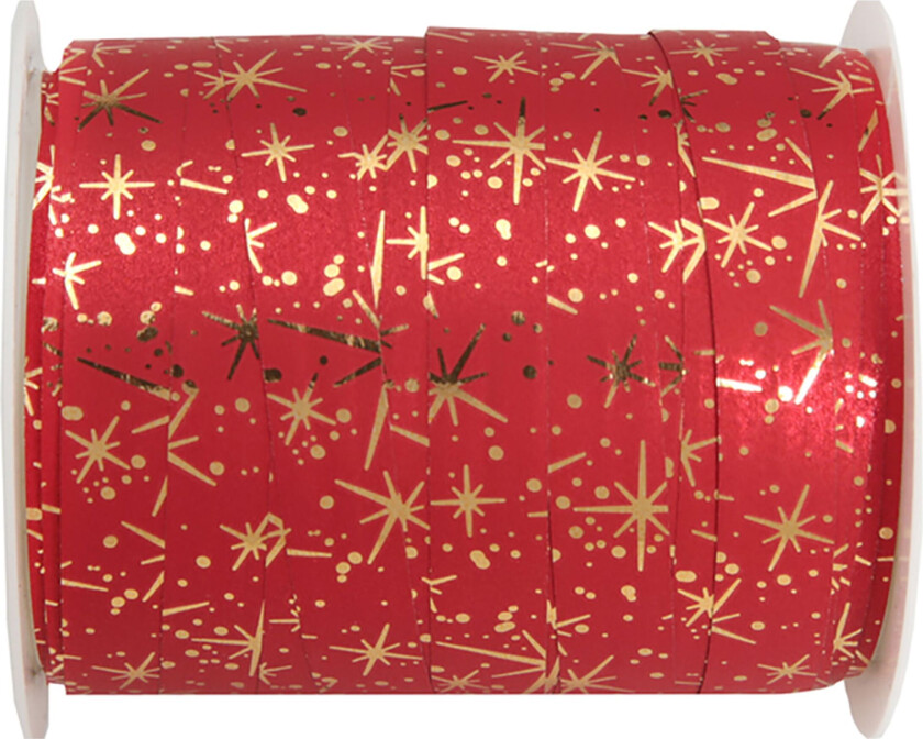 Gavebånd Fireworks Rød/Gull - 1-pakning