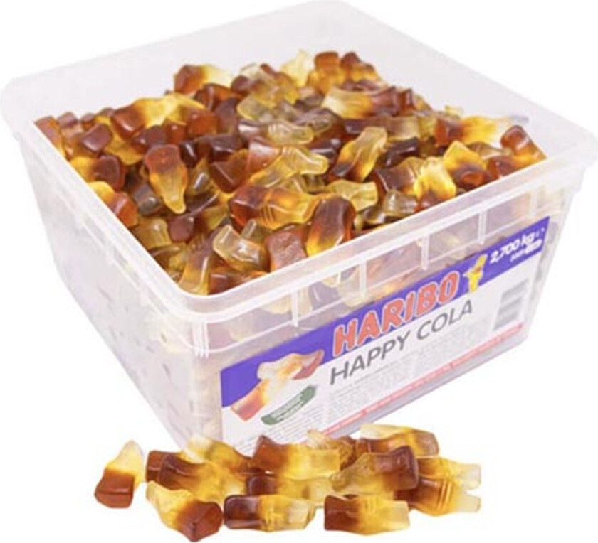 Happy Cola Løsvekt i Boks - 2,7 kg