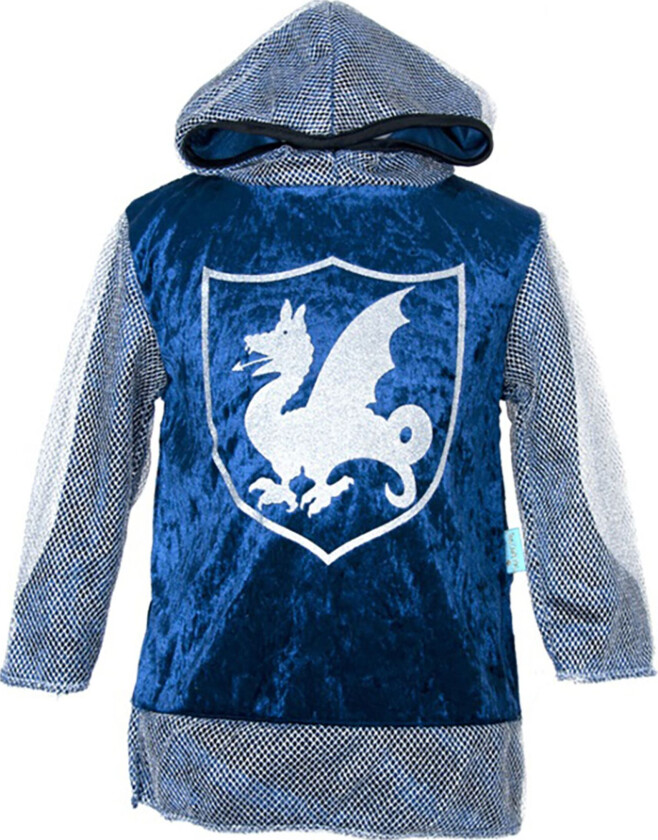 Riddertrøye med Hette Barn Blå - Medium