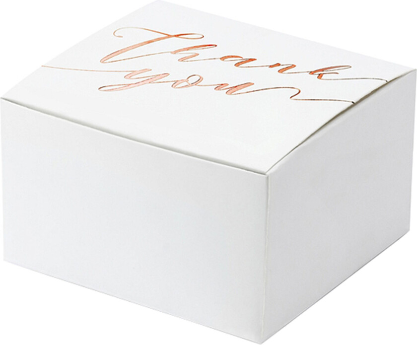 Bilde av Gaveesker Thank You Hvit - 10-pakning