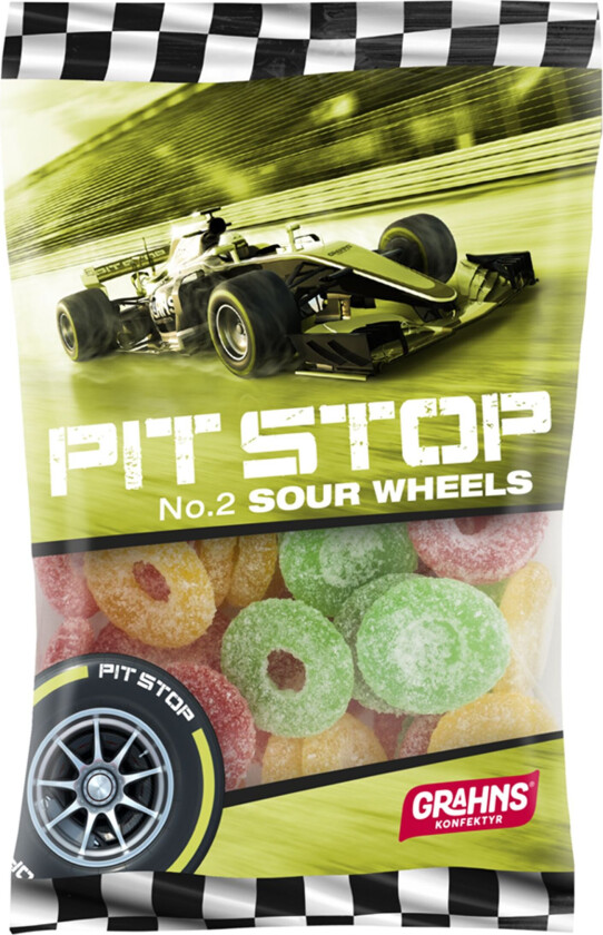 Bilde av Pit Stop Sour Wheels - 100 gram