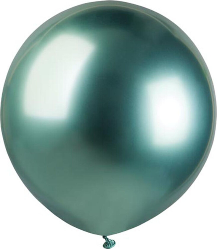 Ballonger Krom Grønn Store - 10-pakning