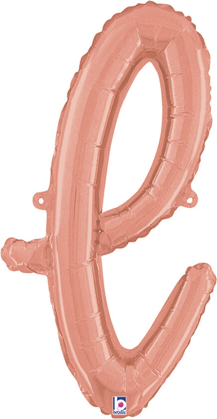 Bokstavballong Script Roségull - Bokstav L