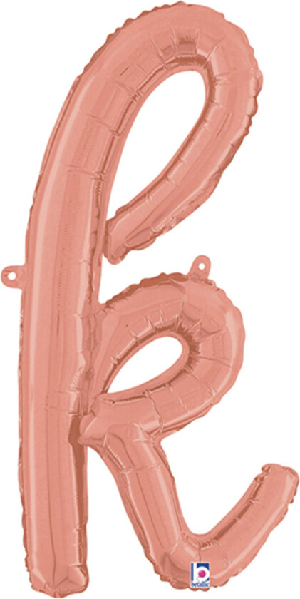 Bokstavballong Script Roségull - Bokstav K