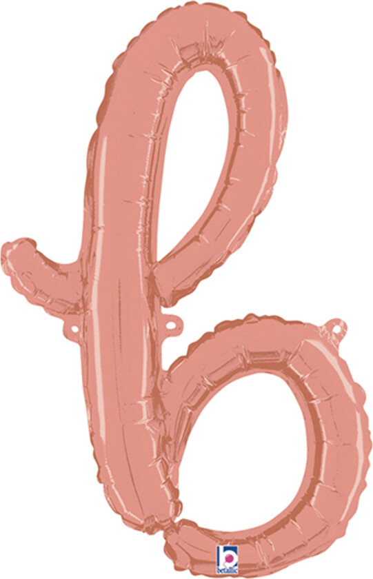 Bokstavballong Script Roségull - Bokstav B