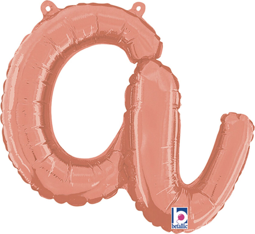 Bokstavballong Script Roségull - Bokstav A