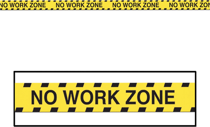 Sperrebånd No Working Zone