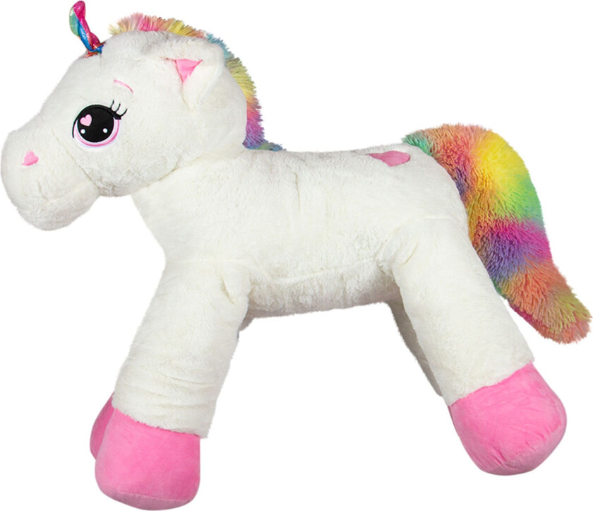 Gigantisk Enhjørning - Hvit