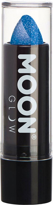 Moon Creations UV Neon Glitter Leppestift - Blå