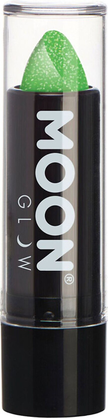 Moon Creations UV Neon Glitter Leppestift - Grønn