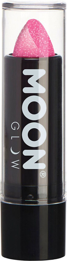 Moon Creations UV Neon Glitter Leppestift - Rosa