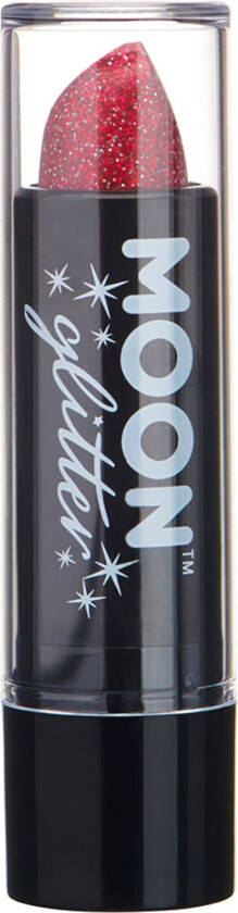 Moon Creations Glitter Leppestift - Rød