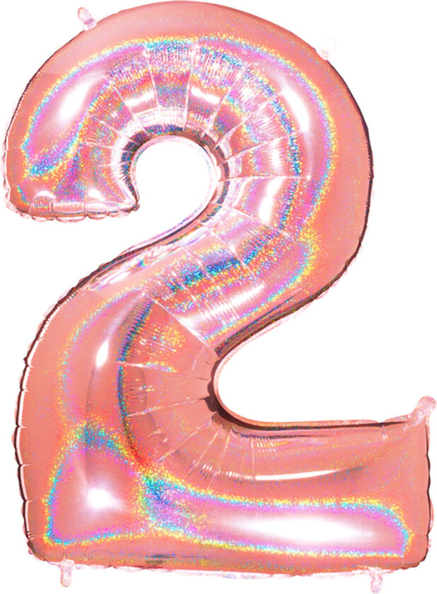 Tallballong Glitter Roségull - Tallet 2