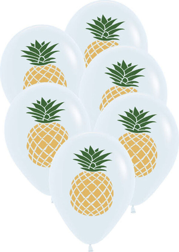Ballonger Ananas - 6-pakning