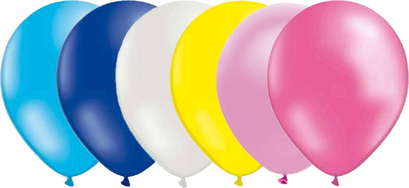 Ballonger Metallic Fargerike - 25-pakning
