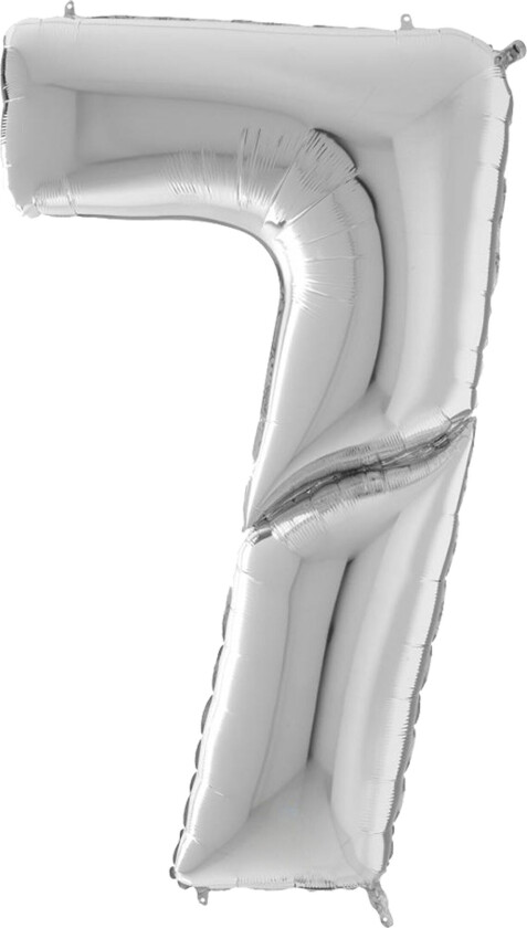 Tallballong Sølv Gigantisk - Tall 7