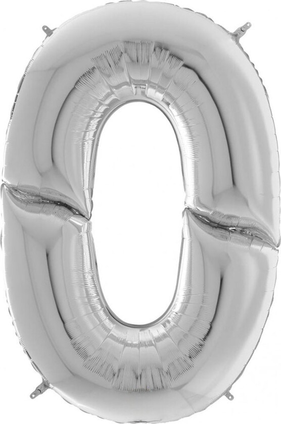 Tallballong Sølv Gigantisk - Tall 0