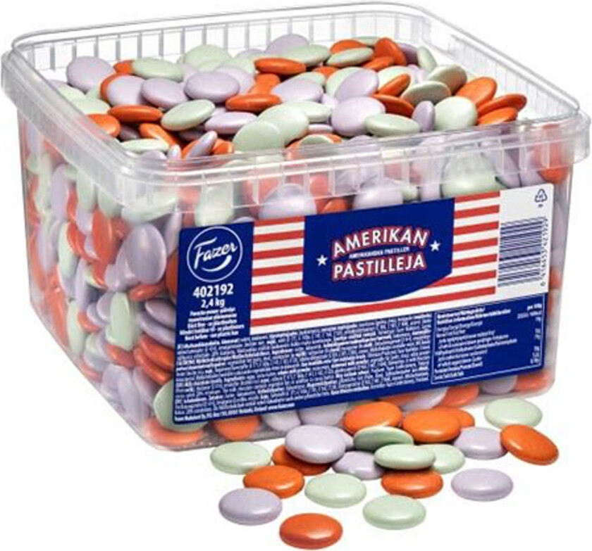 Amerikanske Pastiller - 2,4 kg