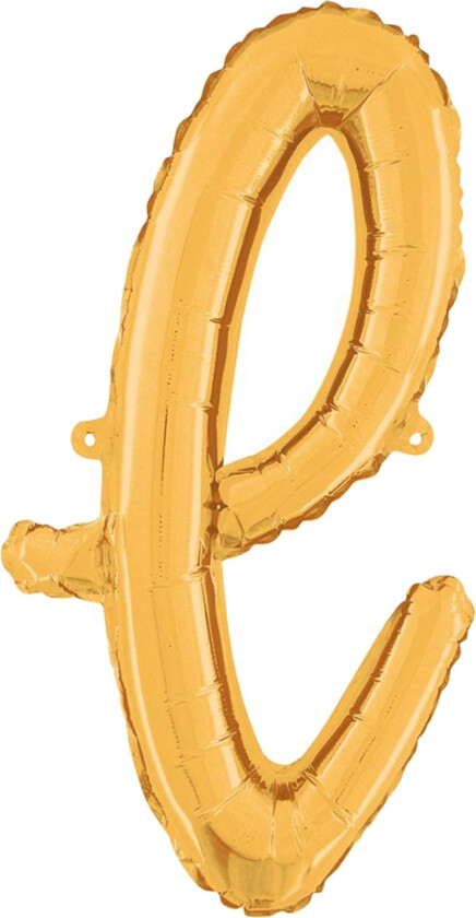 Bokstavballong Script Gull - Bokstav L