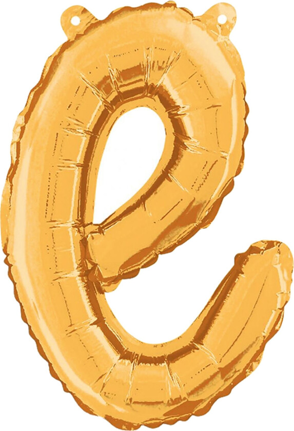 Bokstavballong Script Gull - Bokstav E