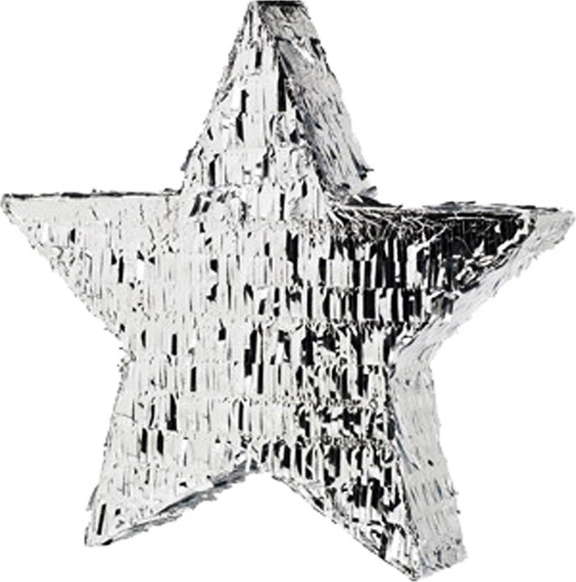 Pinata Stjerne Sølvfolie - 45cm